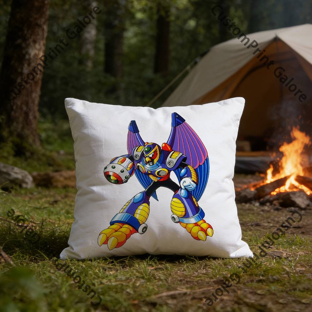MMegaS NNapalm Man  Polyester Printed Pillow Cover Square       cm Soft for Sofa Bed Car Home Decor