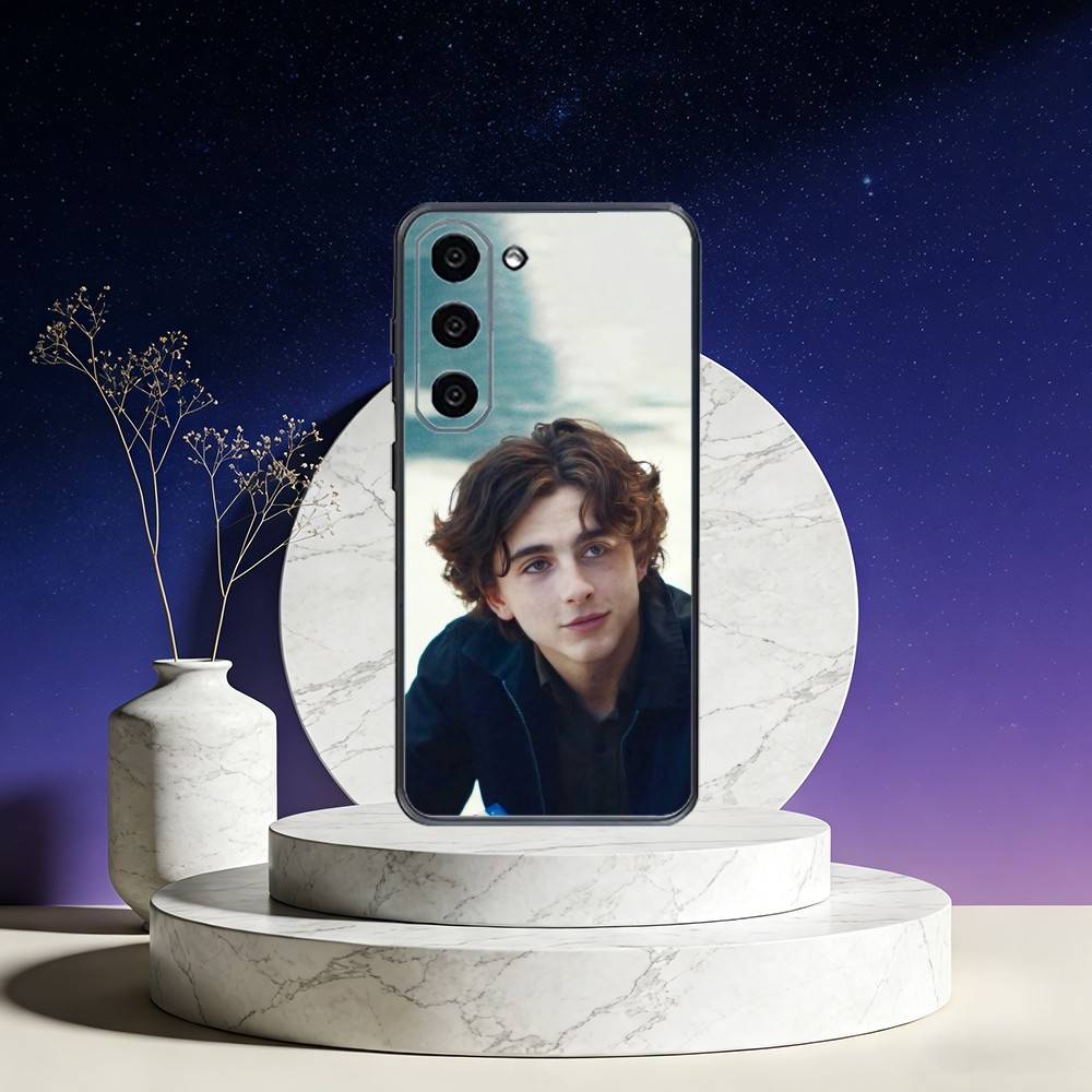 Timothee Chalamet Phone Case For Samsung Galaxy A73,A72,A71,A70,A53,A52,A51,Others Soft Black Cover