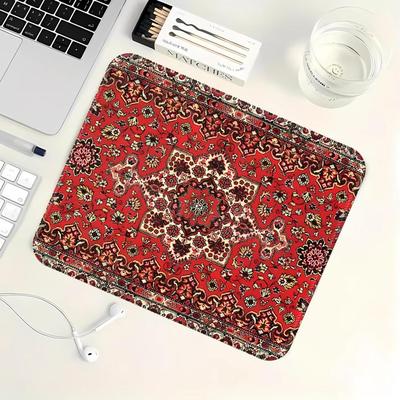 Persian Style Pattern Mouse Pad Keyboard Mouse Pad Game Console Pad Desk Accessories Computer Laptop Pad Office Pad Waterproof