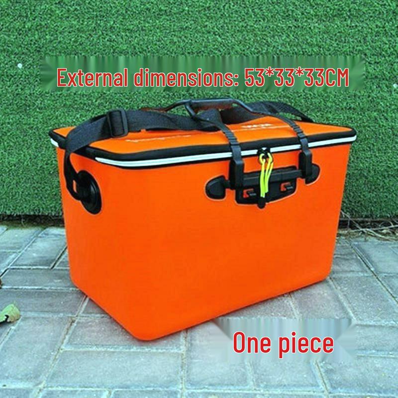 Extra-Large Car-Mounted Fishing Gear Bag with Integrated Molding