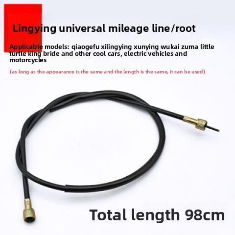 Anti-rust Long Life Disc Brake Speedometer Cable for Yamaha JOG Lingying ZY100 ZY125 Scooter Motorcycle Odometer Line бежевый