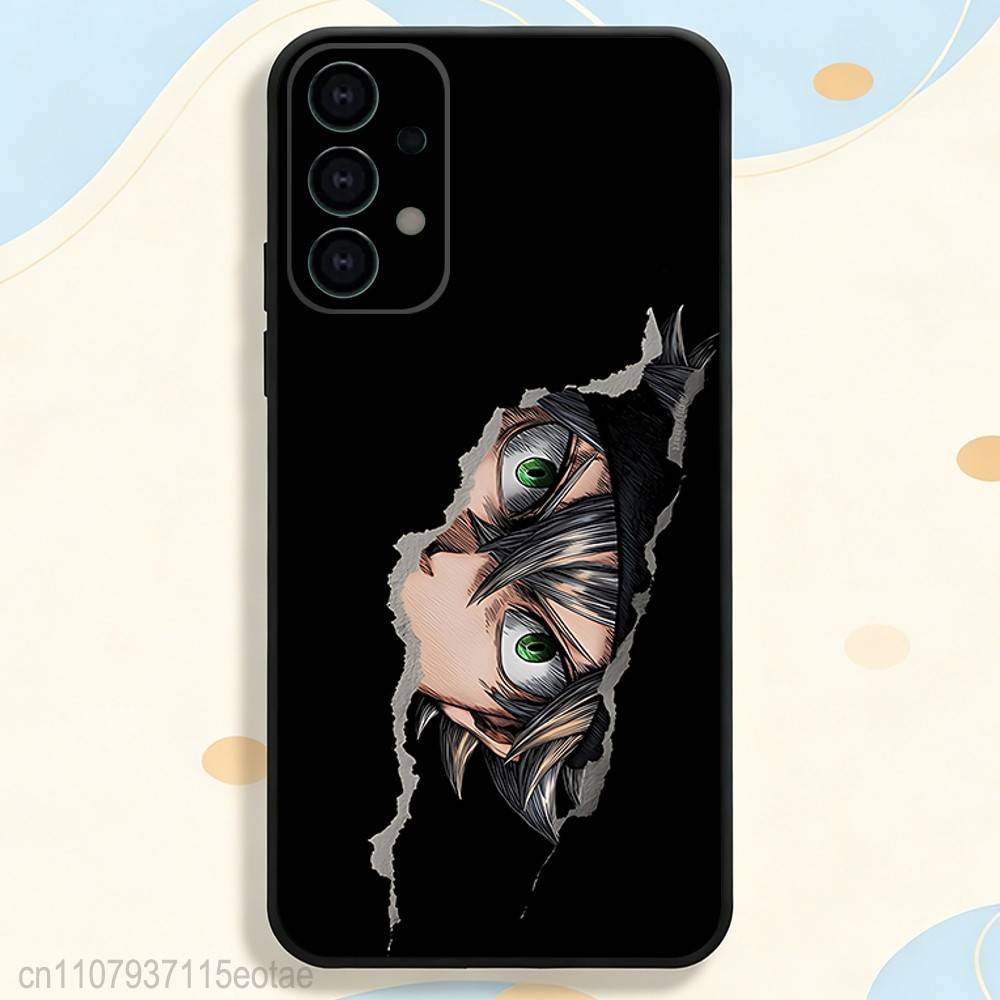 C-Clover Asta B-Black Phone Case for Samsung S26 S24 S22 S25 Ultra S9 S20 FE S23 Plus S10 S21 Shockproof Funda Cover