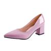 Fashion High-heeled Shoes Women 2024 Pointed Shallow Mouth Shoes Women's Thick-heeled Fashion Shoes Plus Size 43  Zapatos Para Mujer