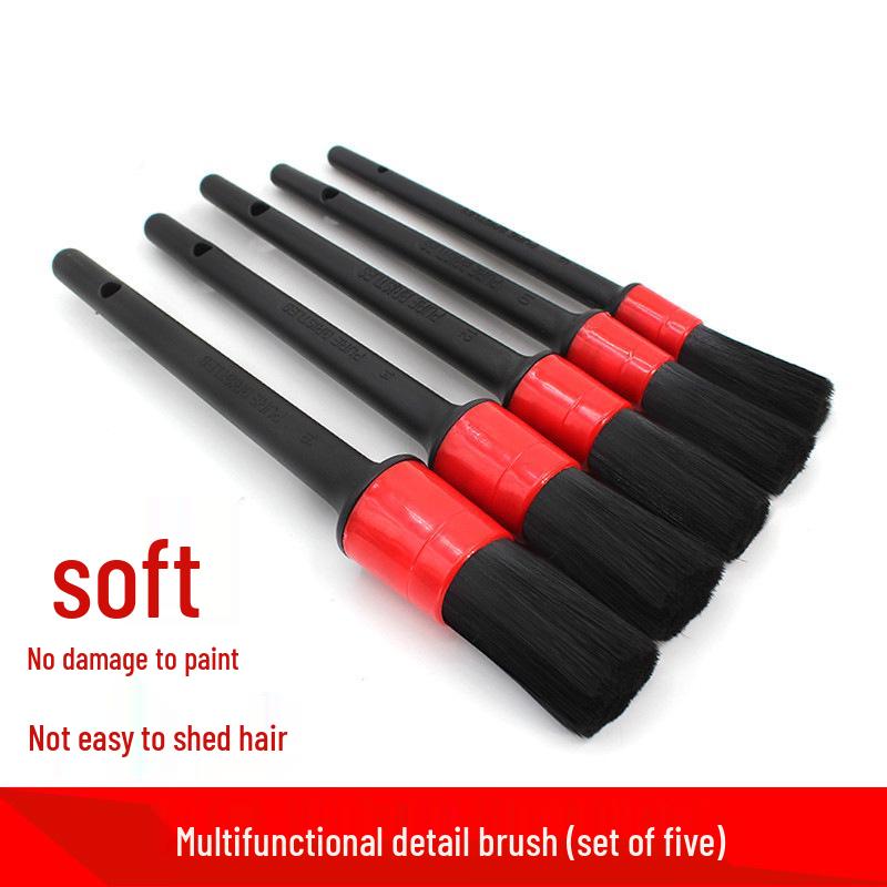 Car Detailing Brush - Small Brush for Air Vents, Gaps, and Edges