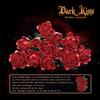 546 Pcs Dark Kiss Series Red Rose Preserved Building Blocks Flower Home Decor Kit Kid Girls Toy Valentine'S/Mother'S Day Gifts