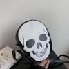Fashion Casual Women's Shoulder Bag Skull Pattern Color Contrast Design Crossbody Bag For Halloween Festivals Party CLE