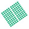 100pcs Greenhouse Clamps Film Row Cover Netting Tunnel Hoop Clip Frame Shading Net Rod Clip Greenhouse Film Clamps