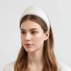 Retro Simple Fabric Women Hairband Crown Anti Slip Hair Hoop Triangle Wide Edge Headband  Banquet