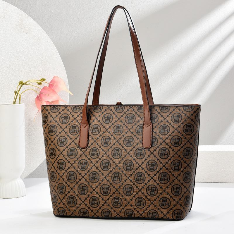 Tote bag retro pattern new armpit bag women's bag large capacity shoulder bag