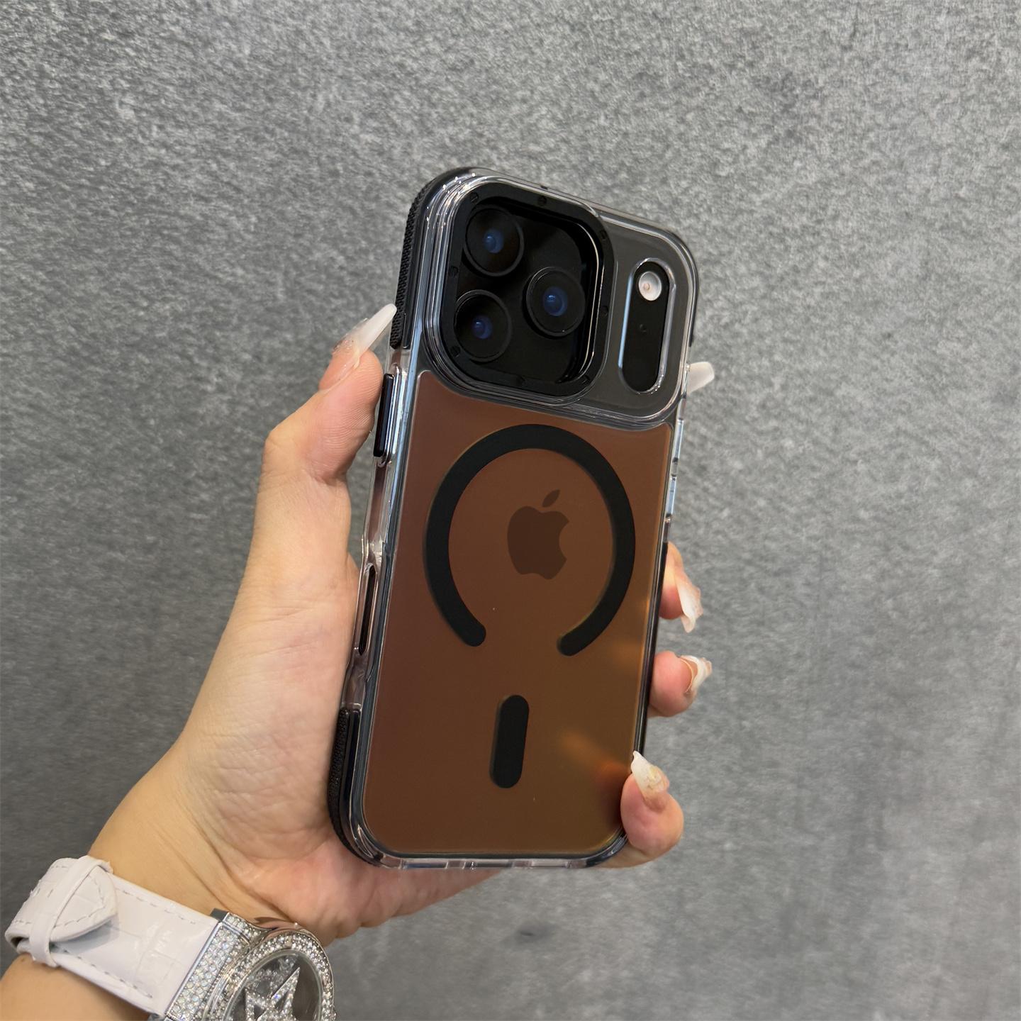 

Fashion Laser Gradient Magnetic Phone Case For iPhone 17 Air 16e 11 12 13 14 15 16 17 Pro Max For Magsafe Shockproof Cover iPhone Air