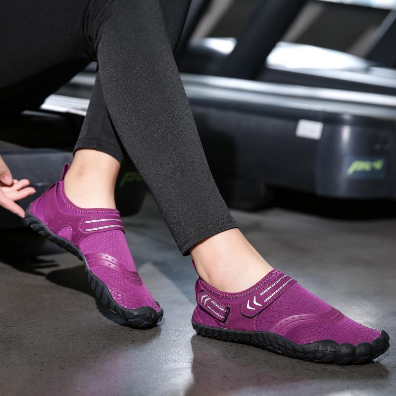 Indoor fitness shoes ******** rope shoes Shock-absorbing treadmill shoes Gym training Yoga five-finger sneakers