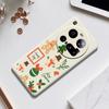 For Xiaomi 15 Ultra Case Christmas Snowman Pattern Printing Straight Edge TPU Phone Back Cover