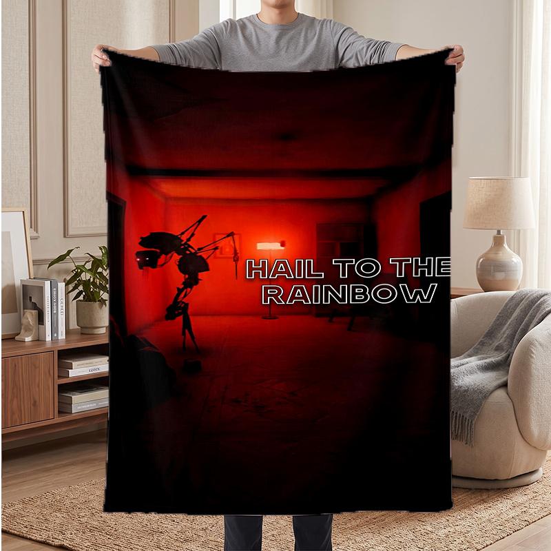 Hail to the Rainbow (1) Soft Warm Flannel Blankets Comfortable Blanket for Home Decoration Gifting