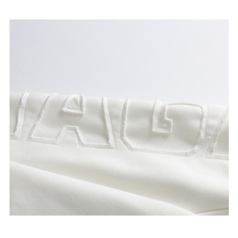 Men's Embossed Sleeve Crew Neck Sweatshirt, Gradient Wash Casual Pullover with Drawstring Hem, Oversized Streetwear Top for Spring & Autumn