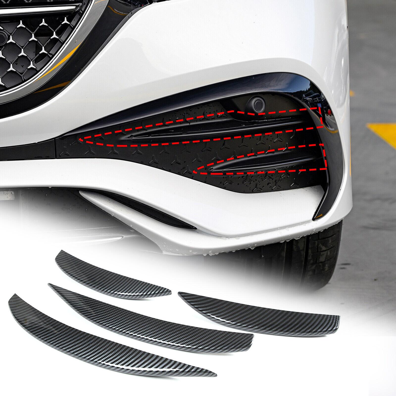 ABS Carbon Fiber Front Fog Light Trim For Mercedes Benz E Class W214 2024
