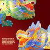 DIY Dragon Lantern Kit Portable Lighting Lantern Decoration Paper Toys Glowing Handmade Traditional Chinese Dragon Lantern