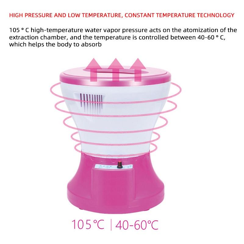 220V Mini Portable Steam Fumigation instrument Vaginal Detox Steam Gynecological Andrology Medical Women Health Care 60ml 7.87 * 4.72 in