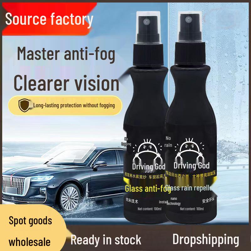 Long-lasting Anti-fog Windshield & Window Defogger Spray for Car Interior