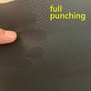 1,2 MM Tykkelse Stansede Huller Bilrat Sofa Sæder Mikrofiber Syntetisk Læder Materialer