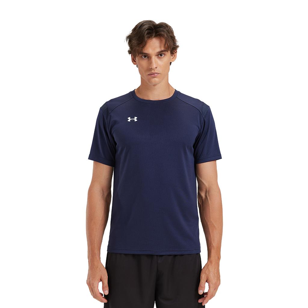 Under Armour Comfortable Sports Jersey Casual Logo Print Short Sleeve T-Shirt Unisex Tops Navy-Blue 21500525-409
