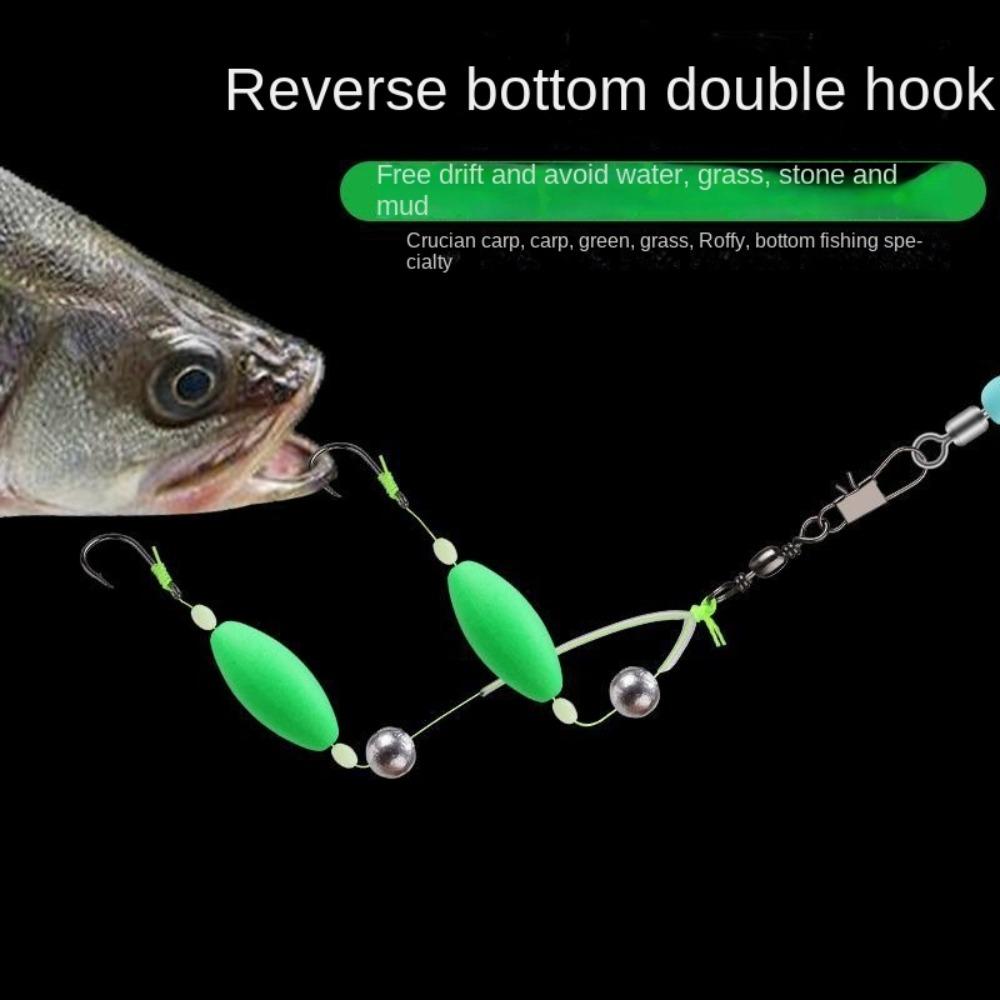 1pc suspension Fishing Hair Rigs hook Anti bottom Carp Rigs fishing lure Fishing Tackle