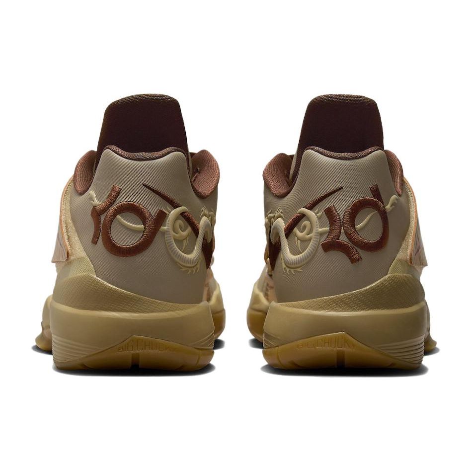 Nike Vyriški Zoom KD 4 Drakono Metų 2.0 vyriški sportbačiai Rudo Khaki Kilniai-Raudoni FJ4189-200