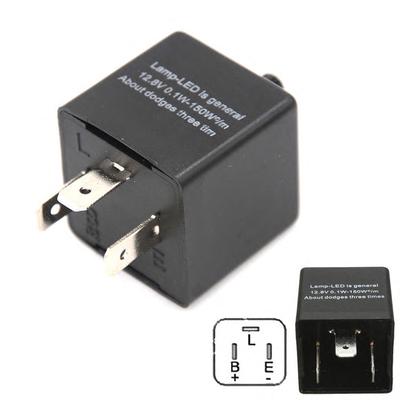 12V 3 tűs LED állítható elektronikus villogó relé az irányjelző lámpához