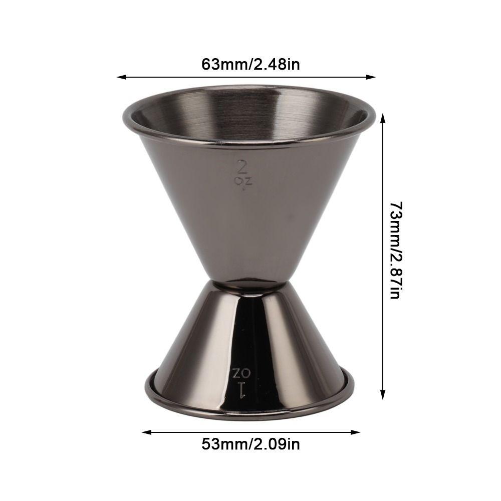 304 Edelstahl Doppelkopf Messbecher Doppelkopf Cocktail Jigger Tasse Restaurant