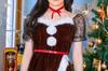 Clearstone Miminoel Christmas Cosplay Costume Bitter Reindeer for Women, Brown