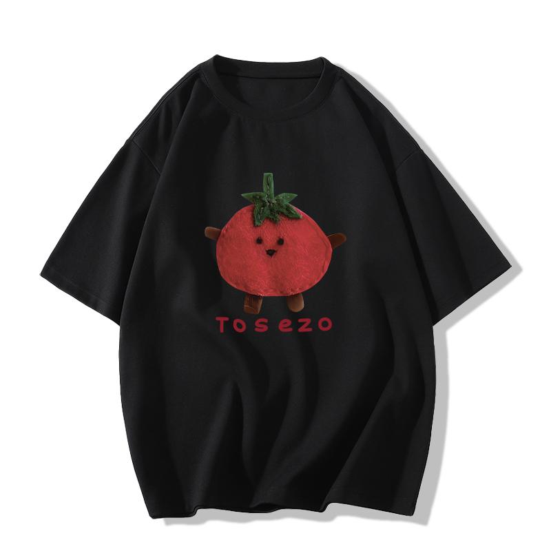 

Белая хлопковая футболка с коротким рукавом Женская летняя футболка в американском ретро-стиле Свободная с круглым вырезом Ленивая футболка с надписью Sve для тела 4XL