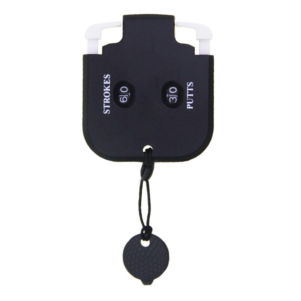 Golf Shot Count Stroke Putt Score Counter 2 Player Stroke Counter Golf Score Indicator for Golf Game Score Keeper