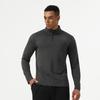 Men's Moisture-Wicking Half-Zip Long-Sleeve Henley for Hiking, Fitness, and Running
