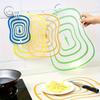 Cut Fruit Backing Board Frosted Classification Cutting Board Kitchen Chopping Board Plastic Cut Fruit Board Household Non-slip Sheet Transparent