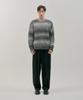 NONBLANK Gradient Round Knit_Black
