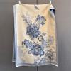 Autumn New Cashmere Tassel Scarf Women's Fashion Age-reducing Jacquard Scarf Warm and Thickened Large Shawl
