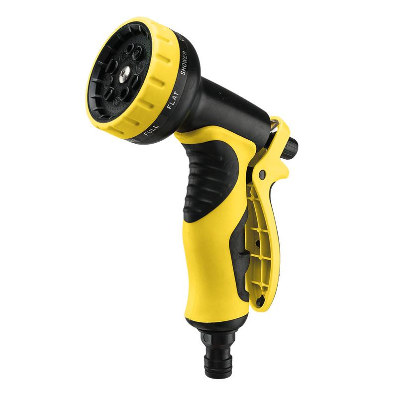 Multi-Function High-Pressure Foam Sprayer: 10-Mode Rubber-Coated Garden Water Gun
