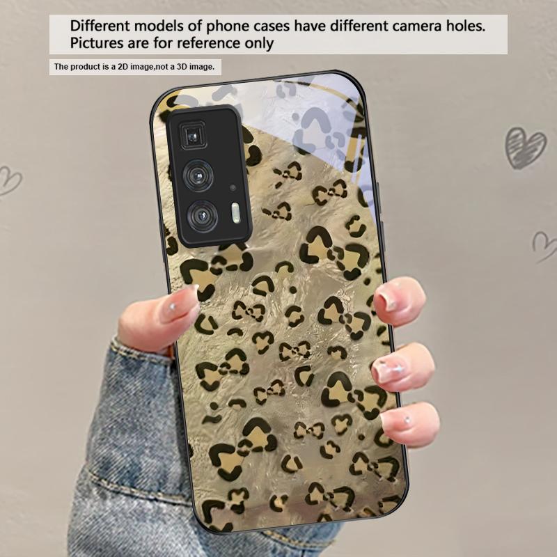 

Abstract leopard print For Motorola Moto Edge 20 Lite 30 Pro 40 Neo 50 Ultra G45 G54 G55 G75 G84 G85 G Play 23 Glass Phone Case Motorola Moto X30 Pro