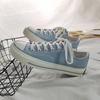 Sky Blue Fairy Pink Canvas Shoes Schoolgirl Board Shoes 18