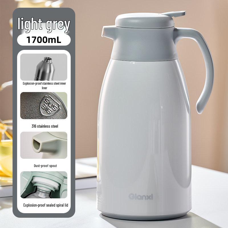 Tianxi European American Stainless Steel Insulated Large Hot Water Bottle for Home, Office, Dorms