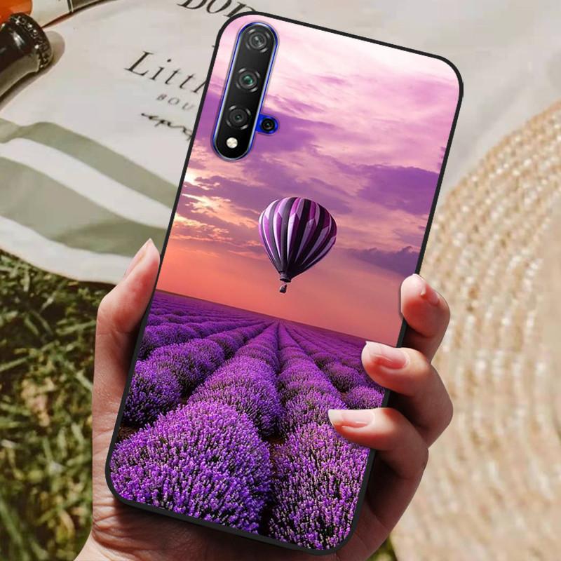 Für Huawei Nova 5T Hülle Wolf Cartoon Silikon Weiche TPU Rückseite Für Huawei Nova 5T Handyhüllen Nova5T YAL-L21 Fundas Coque