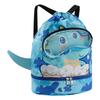 Kids' Waterproof Wet/Dry Swim Backpack with Toiletry Storage
