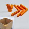 4Pcs 3D Printed Box Edge Clamps Reusable Corner Fixing Cardboard Corner Clips  Storage Bucket Making