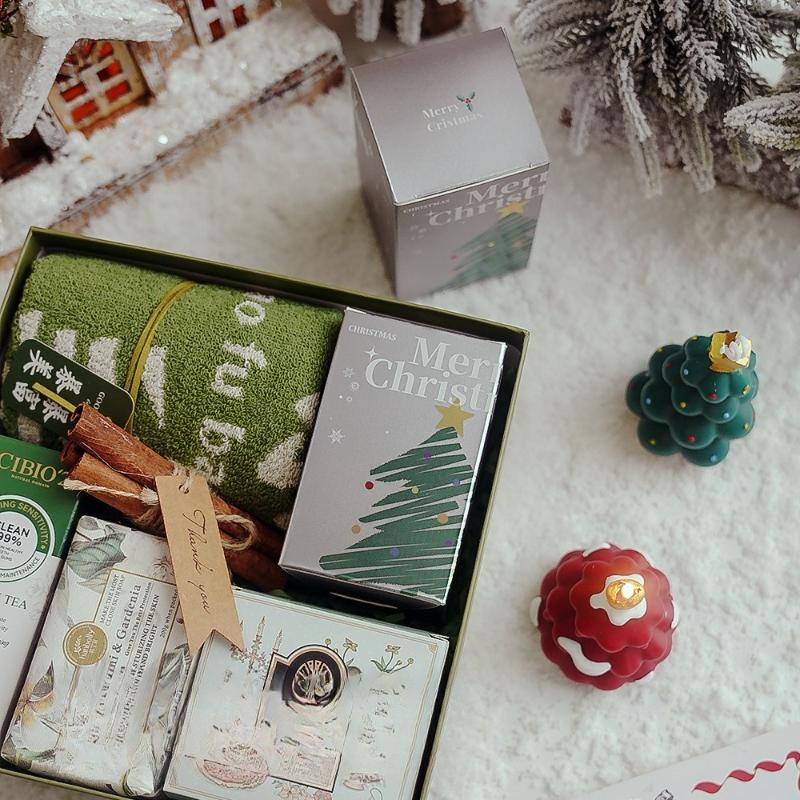 Y Christmas Tree Scented Candle Atmosphere Souvenir Handmade Home Fragrance Candle Simulation Cartoon Candles Christmas Gift