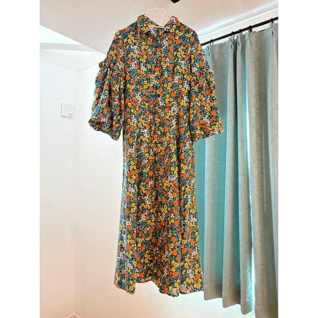 Rope Picnic Floral long dress