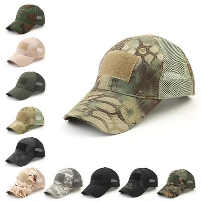Outdoor Atmungsaktive Mesh Baseball Cap Camouflage Hut Sport Einstellbare Schirmmütze Camouflage Camping Cap