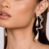 Irregular Water Drop Earrings Trendy Statement Ear Studs Party Jewelry Vintage Studs Fashionable Accessories for Women