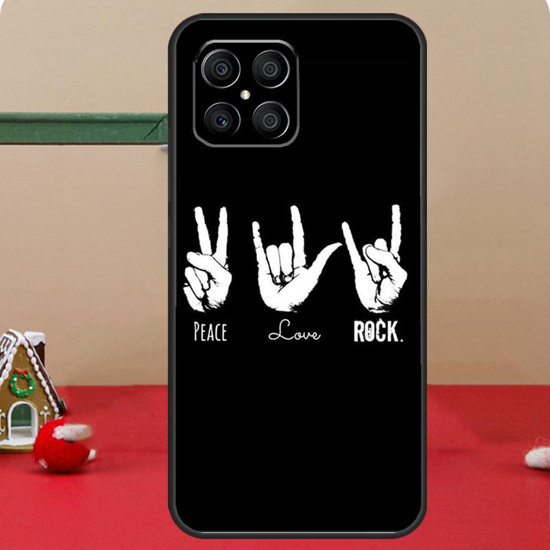 Punk Rock For Huawei P30 P60 Pro P20 P40 P50 P Smart Z Nova 5T Honor 70 50 X8 X9a Magic 5 Lite Case