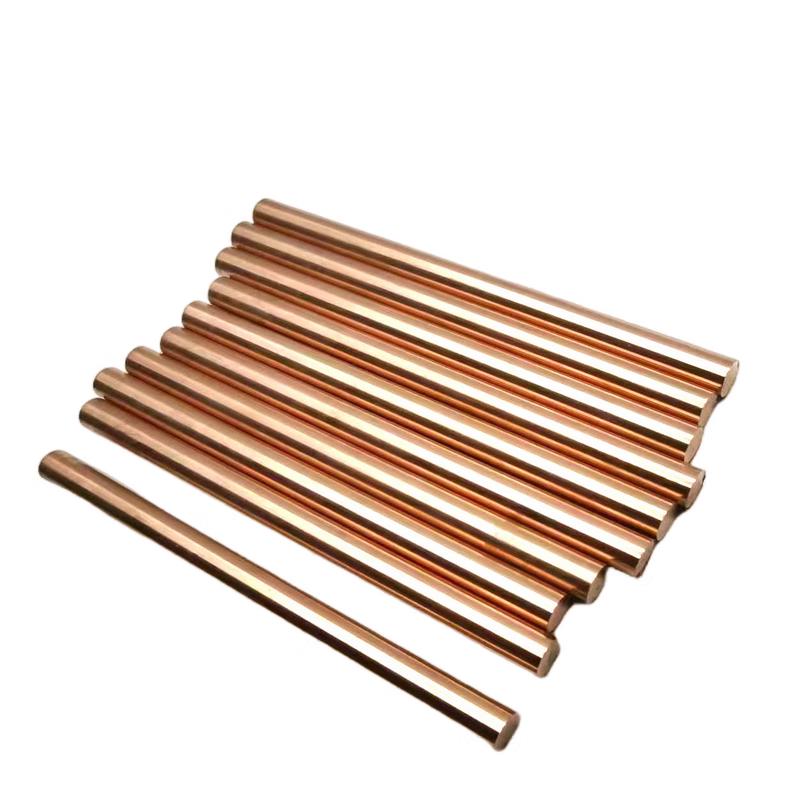 Purple Copper Precision Ground Round Rod Electrode