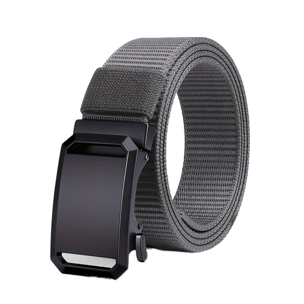 

Nylon Nylon Belt Canvas Canvas Waist Belt Casual Men Belt Outdoor сірий