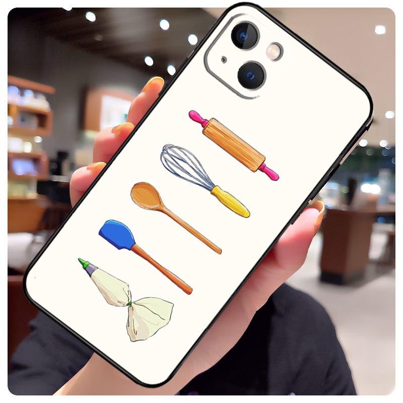 Cooking Chef Knives Case For iPhone 17 Pro Max 15 14 13 11 12 16 Pro Max mini 15 16 Plus 16e 17 Air Phone Cover